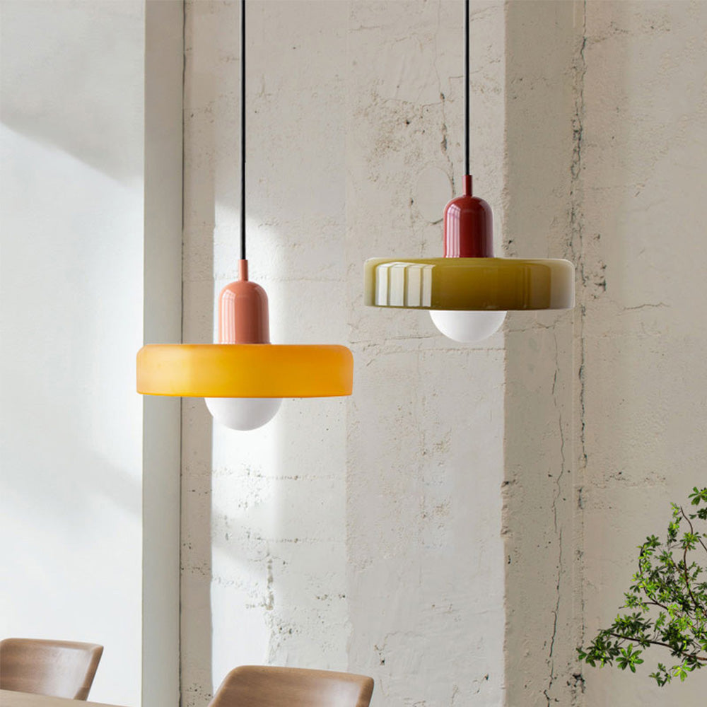 Adjustable Glass Pendant Light – Perfect for Dining and Living Room Illumination