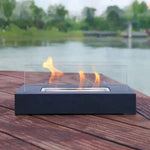 Portable Bioethanol Table Fireplace for a Stylish Flame Ambiance