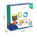 Logic Puzzle Game for Kids & Family, 108 Building Blocks + 20 Challenges