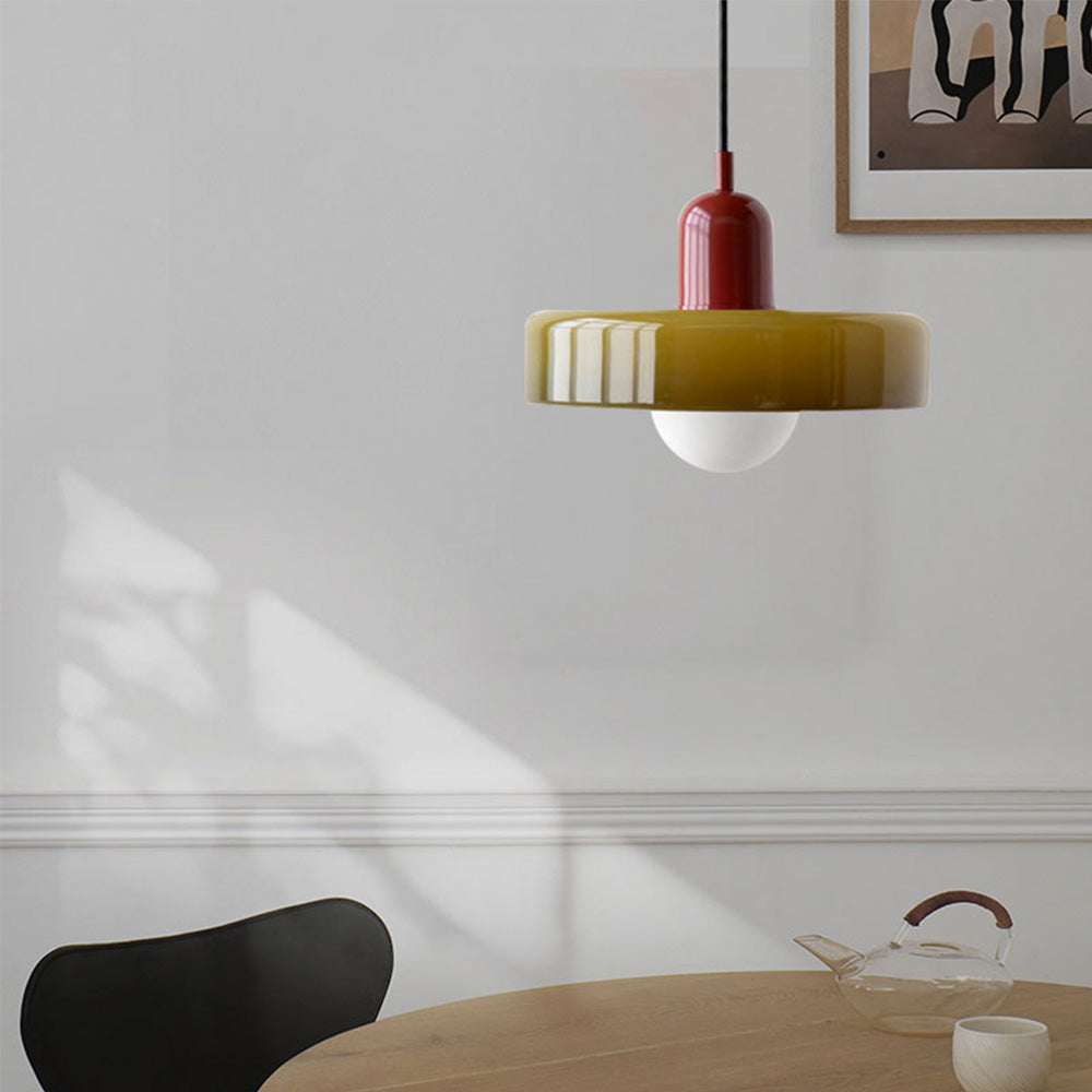 Adjustable Glass Pendant Light – Perfect for Dining and Living Room Illumination