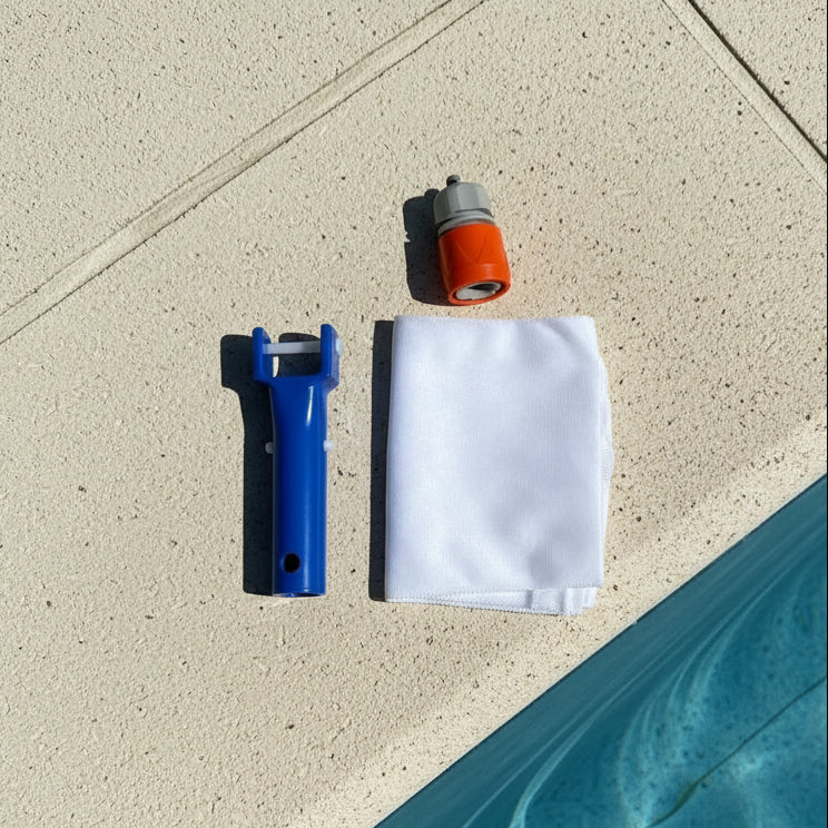 Chemical-Free Pool Cleaner with Powerful Suction for Leaves and Dirt