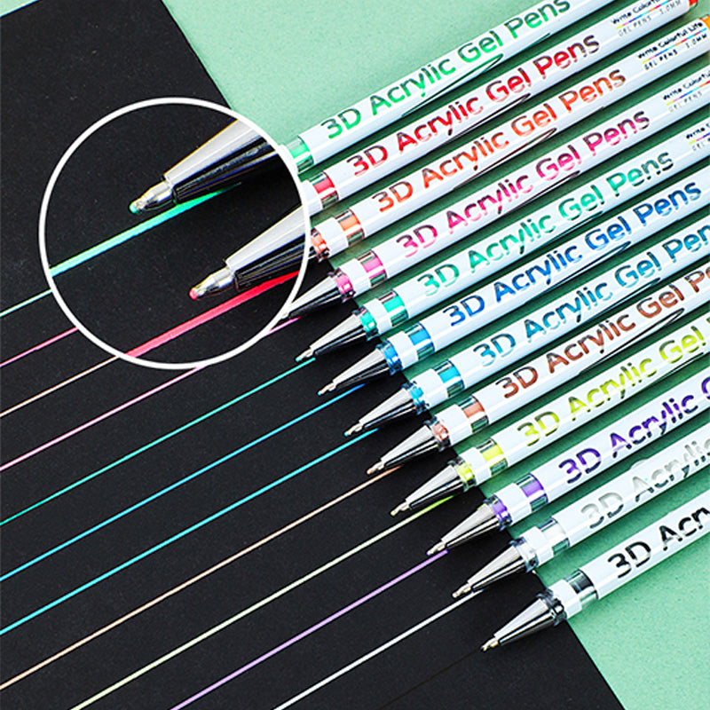 Vibrant Acrylic Gel Pens – 50% OFF