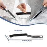 Hard Bristle Grout Cleaning Brush for Tiles & Bathrooms | Ergonomic Design for Kitchen & Bathroom Use | Effective Dirt Removal Tool