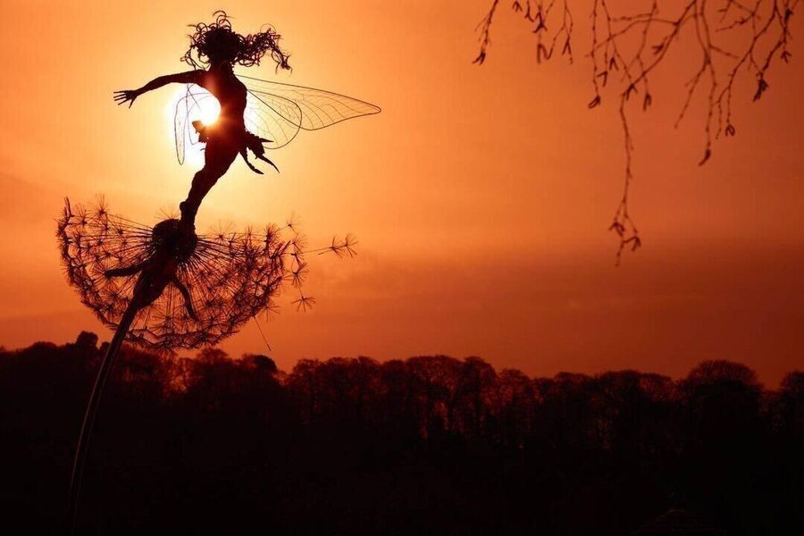 The Cherished Metal Fairy for Your Garden