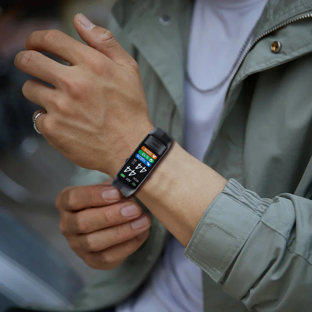 Color Display Fitness Smartwatch — IP67 Waterproof, USB Charging, 10-Day Battery Life