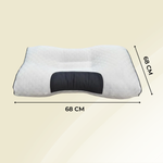 Ergonomic Contour Orthopedic Neck Pillow | Memory Foam | Breathable Design