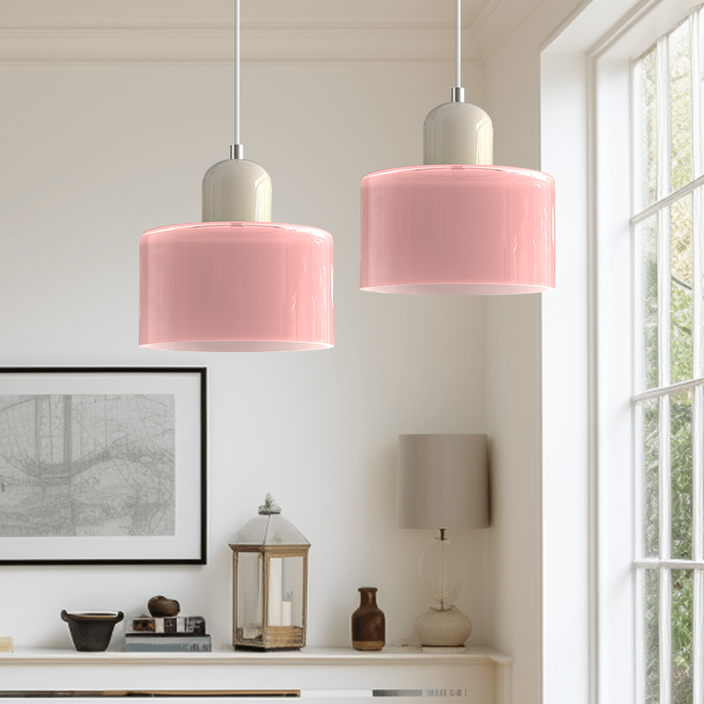 Bauhaus Style Pendant Light, Modern Design, Metal Finish, Ideal for Living Room