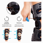 Medical OA Offloading Knee Brace | Unicompartimental Osteoarthritis Orthosis | Varus/Valgus Correction & Range of Motion Control | Medial & Lateral Relief | Adjustable ROM