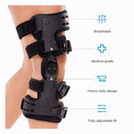 Medical OA Offloading Knee Brace | Unicompartimental Osteoarthritis Orthosis | Varus/Valgus Correction & Range of Motion Control | Medial & Lateral Relief | Adjustable ROM