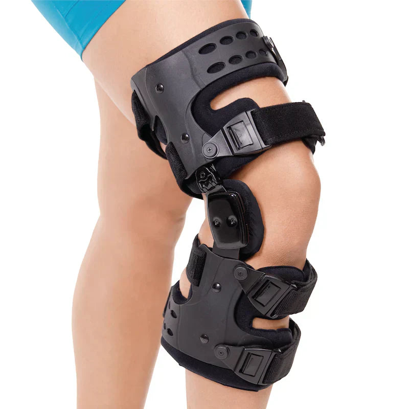 Medical OA Offloading Knee Brace | Unicompartimental Osteoarthritis Orthosis | Varus/Valgus Correction & Range of Motion Control | Medial & Lateral Relief | Adjustable ROM