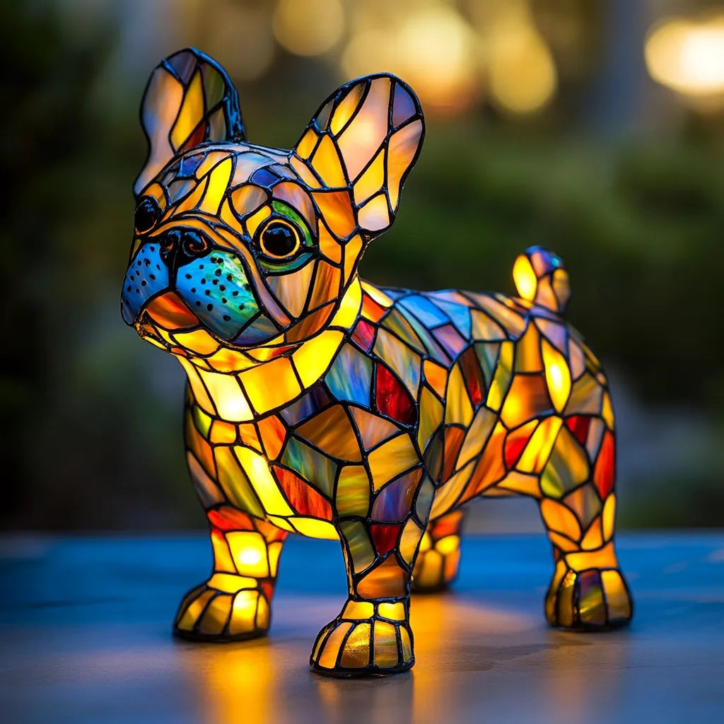 Handcrafted Dog Motif Lamp – Stylish Lighting for Dog Lovers
