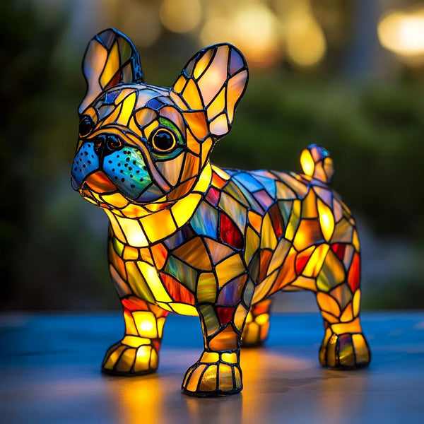 Handcrafted Dog Motif Lamp – Stylish Lighting for Dog Lovers
