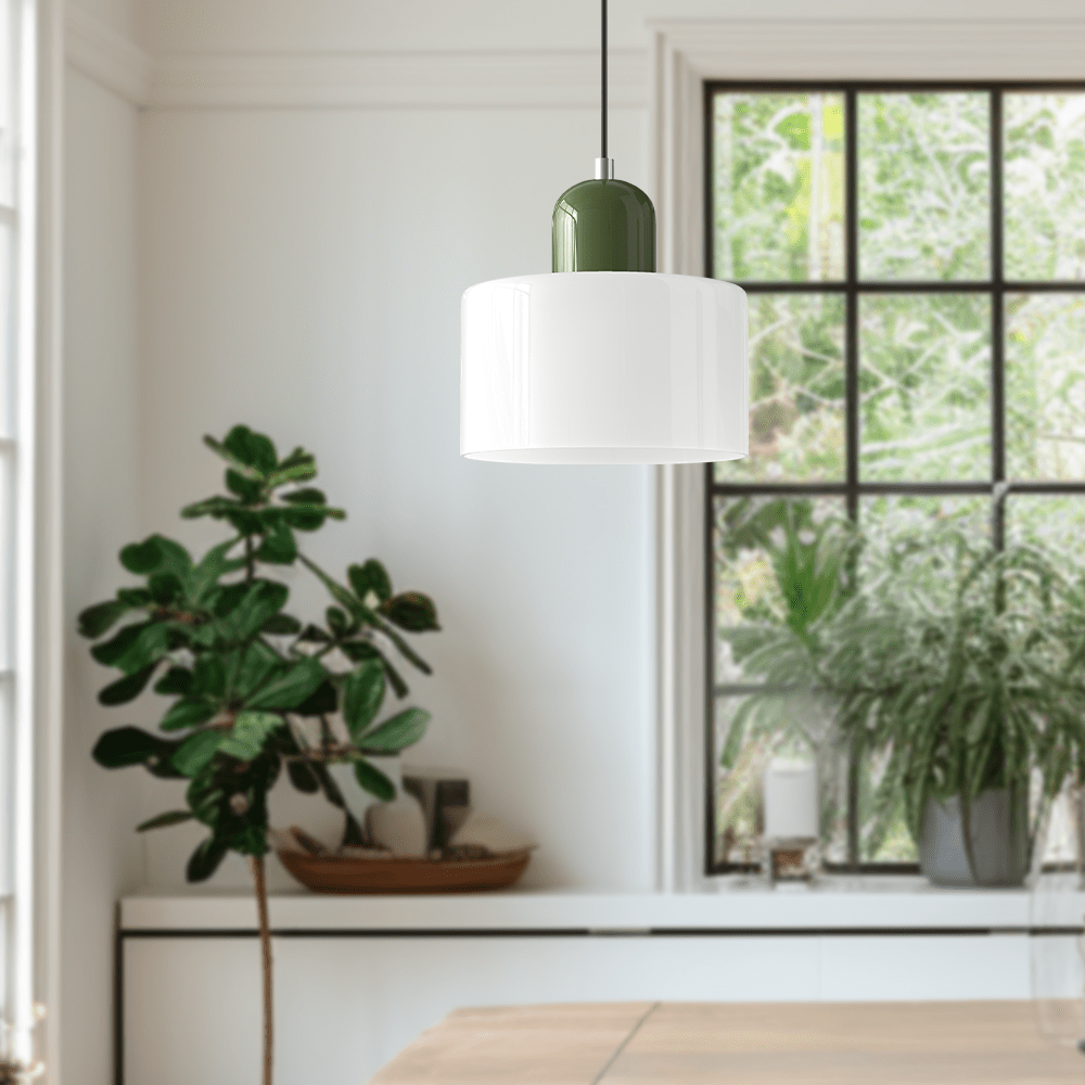 Bauhaus Style Pendant Light, Modern Design, Metal Finish, Ideal for Living Room