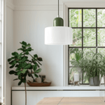 Bauhaus Style Pendant Light, Modern Design, Metal Finish, Ideal for Living Room