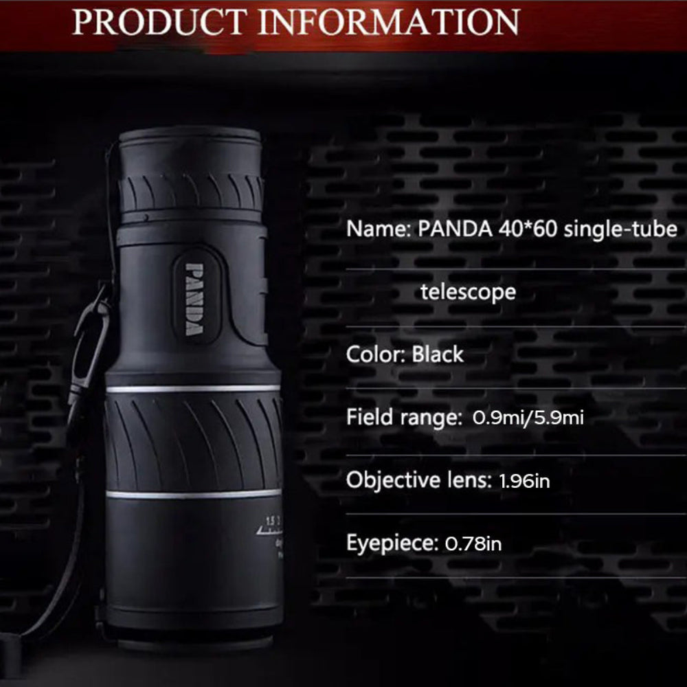 High Zoom Night Vision Monocular for Outdoor Viewing