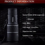 High Zoom Night Vision Monocular for Outdoor Viewing