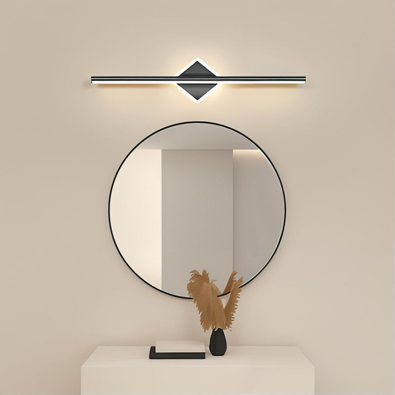 Chic LED Wall Lamp in Black/Gold