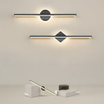 Chic LED Wall Lamp in Black/Gold