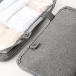 Compact Water-Resistant Travel Cosmetic Organizer | Features 4 Compartments & 360° Hook | Suitable for Men & Women
