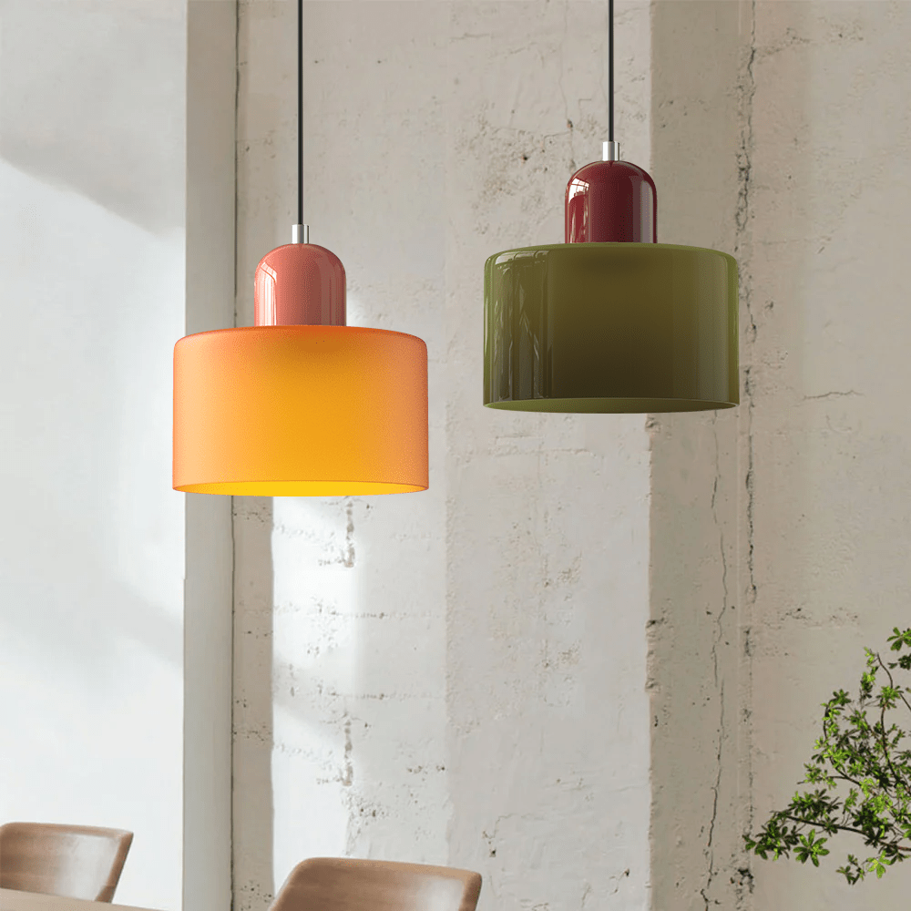 Bauhaus Style Pendant Light, Modern Design, Metal Finish, Ideal for Living Room