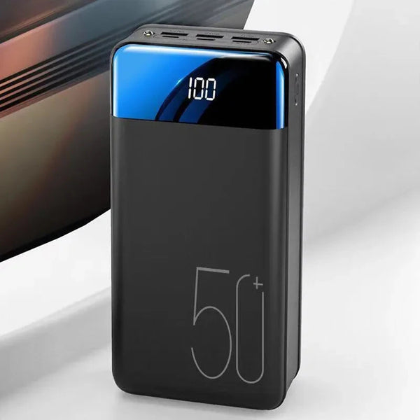 50,000 mAh Power Bank | Ultra-Fast Charging | Compatible with Laptop, Tablet & Smartphone | Compact & Highly Powerful