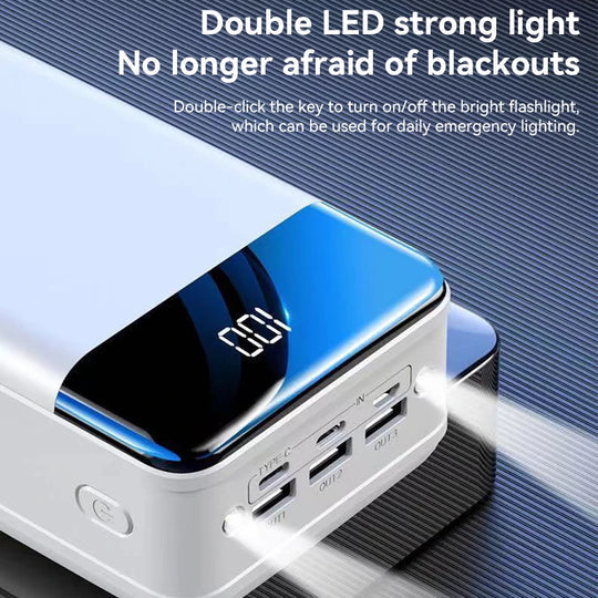 50,000 mAh Power Bank | Ultra-Fast Charging | Compatible with Laptop, Tablet & Smartphone | Compact & Highly Powerful