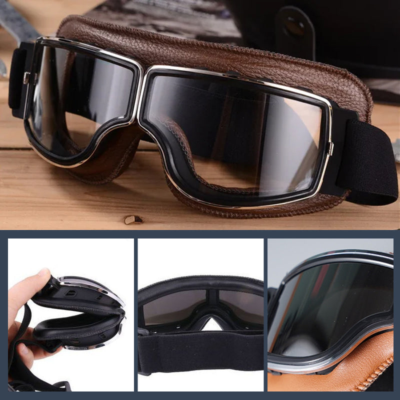 Retro Motorcycle Goggles