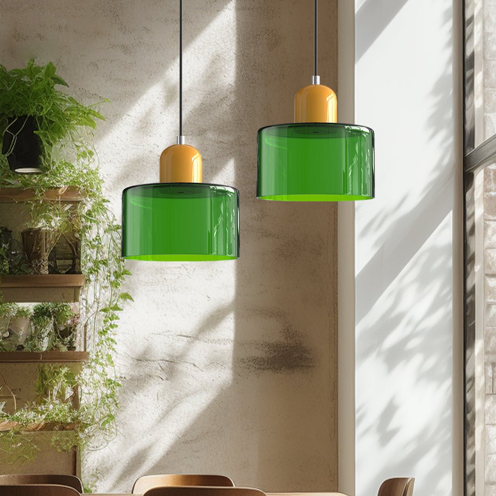Bauhaus Style Pendant Light, Modern Design, Metal Finish, Ideal for Living Room