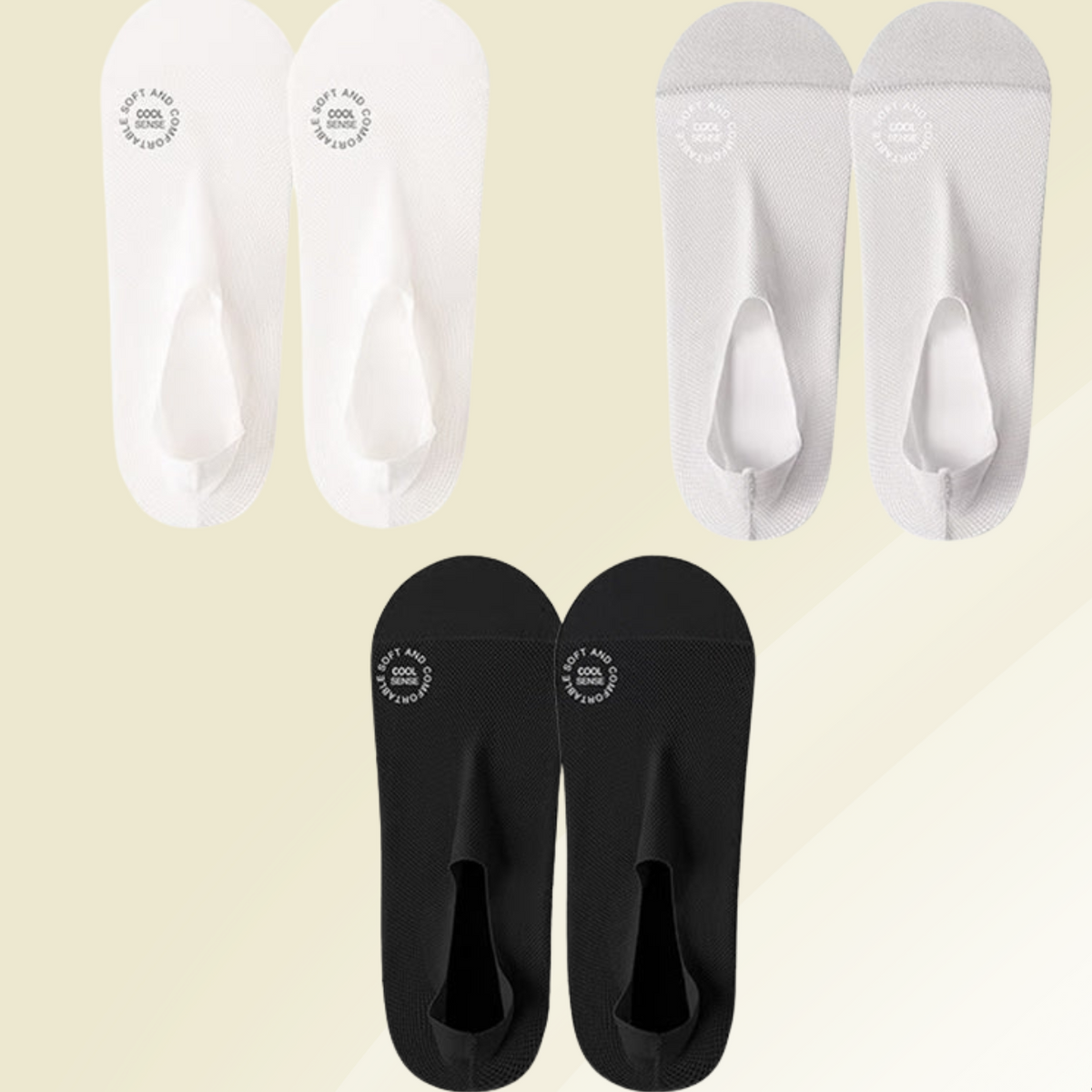 3+3 FREE | Non-Slip Grip – Stays in place. No slipping. Comfortable feel.