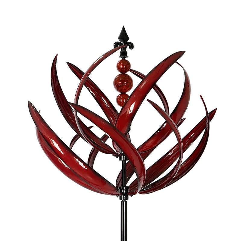Garden Weather Vane | Lotus Spinner
