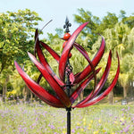 Garden Weather Vane | Lotus Spinner