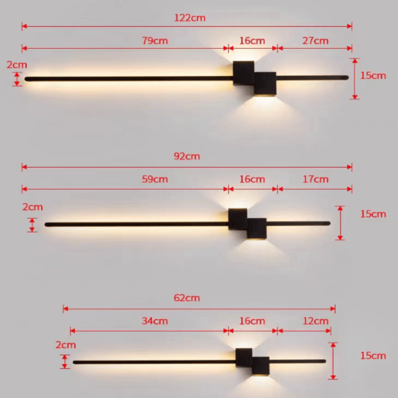 Minimalistic LED Wall Light for a Modern Ambiance