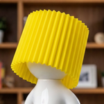 Humorous Battery-Powered Table Lamp with Dimmer | Wireless