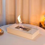 Portable Bioethanol Table Fireplace for a Stylish Flame Ambiance