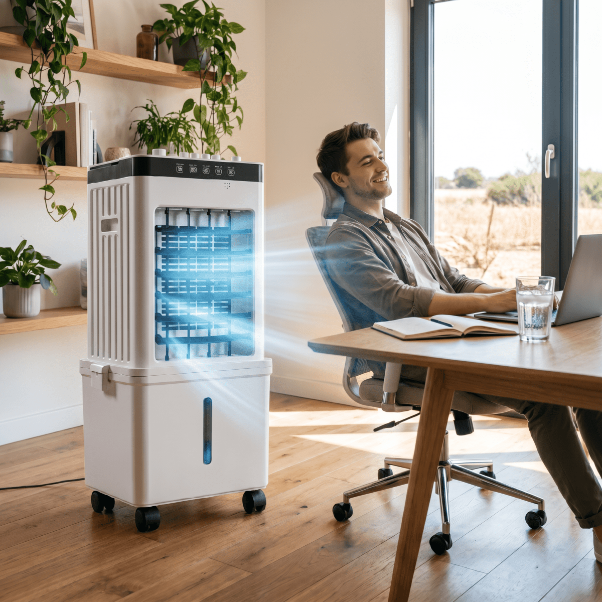 Portable Air Cooler & Fan – Versatile 3-in-1 Freshness for Home