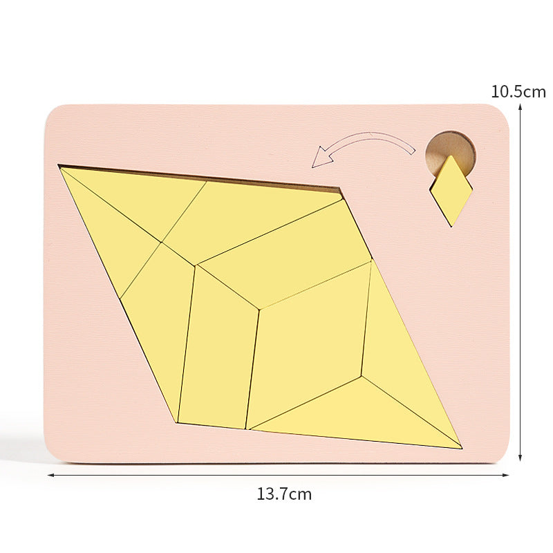 Brain Puzzle Wooden Tangram | 50% DISCOUNT