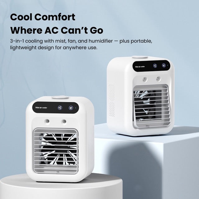 Mini Portable Air Cooler and Humidifier