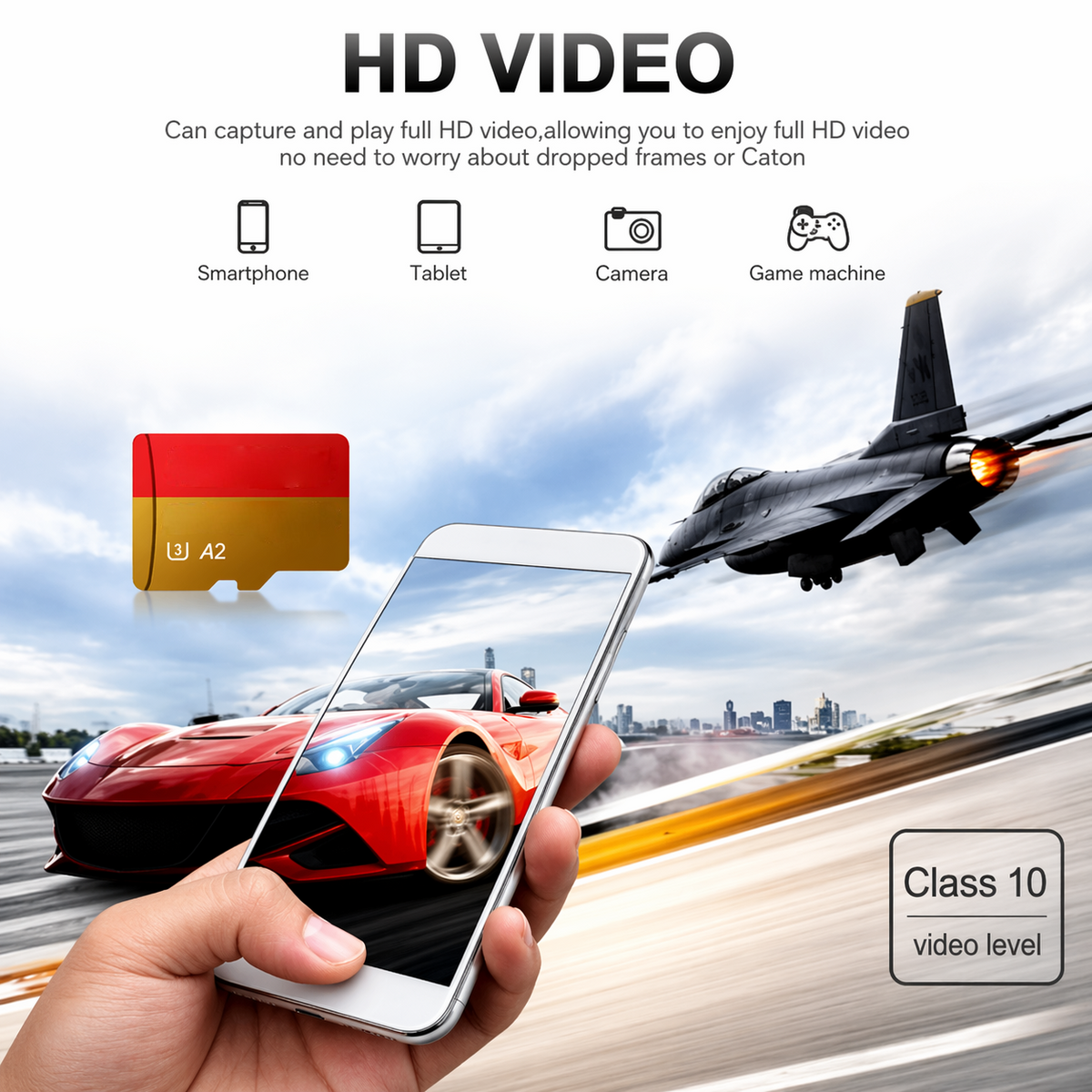 1TB MicroSD Card UHS-I Class 10 High-Speed Storage Solution