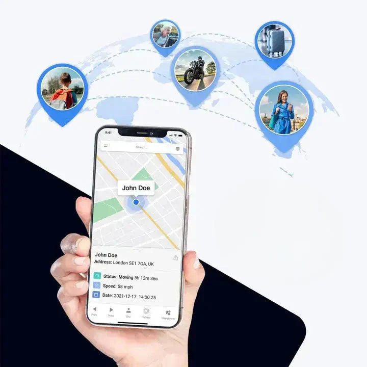 2-Pack Mini Magnetic GPS Trackers