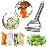 Precision Stainless Steel Multi-Use Vegetable Peeler and Julienne Slicer