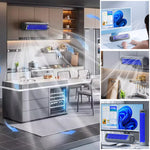 Portable 3-in-1 Air Conditioner | Fan & Wall Mount | 12-Hour Battery Life | Compact & Cordless Design