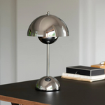 Scandinavian Design Lamp with Flower Glow