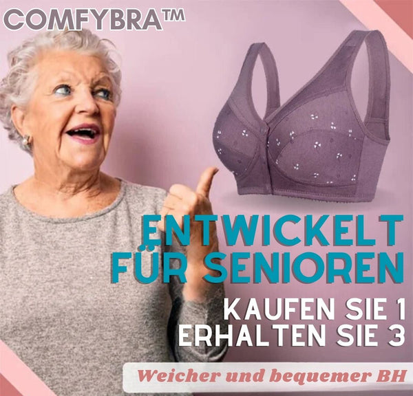50% OFF | Comfortable Button Closure Bra