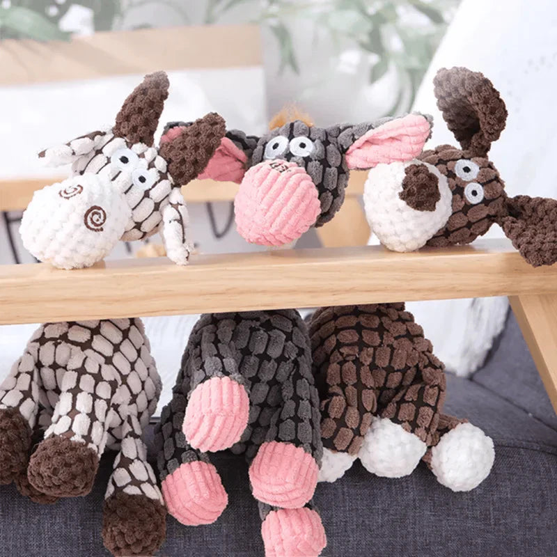 Durable Plush Dog Toy | Bite-Resistant and Long-Lasting Design | Available in Various Models
