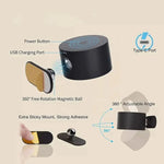 Wireless, Rotatable LED Wall Lamp with 360-Degree Illumination