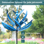 Garden Weather Vane | Lotus Spinner