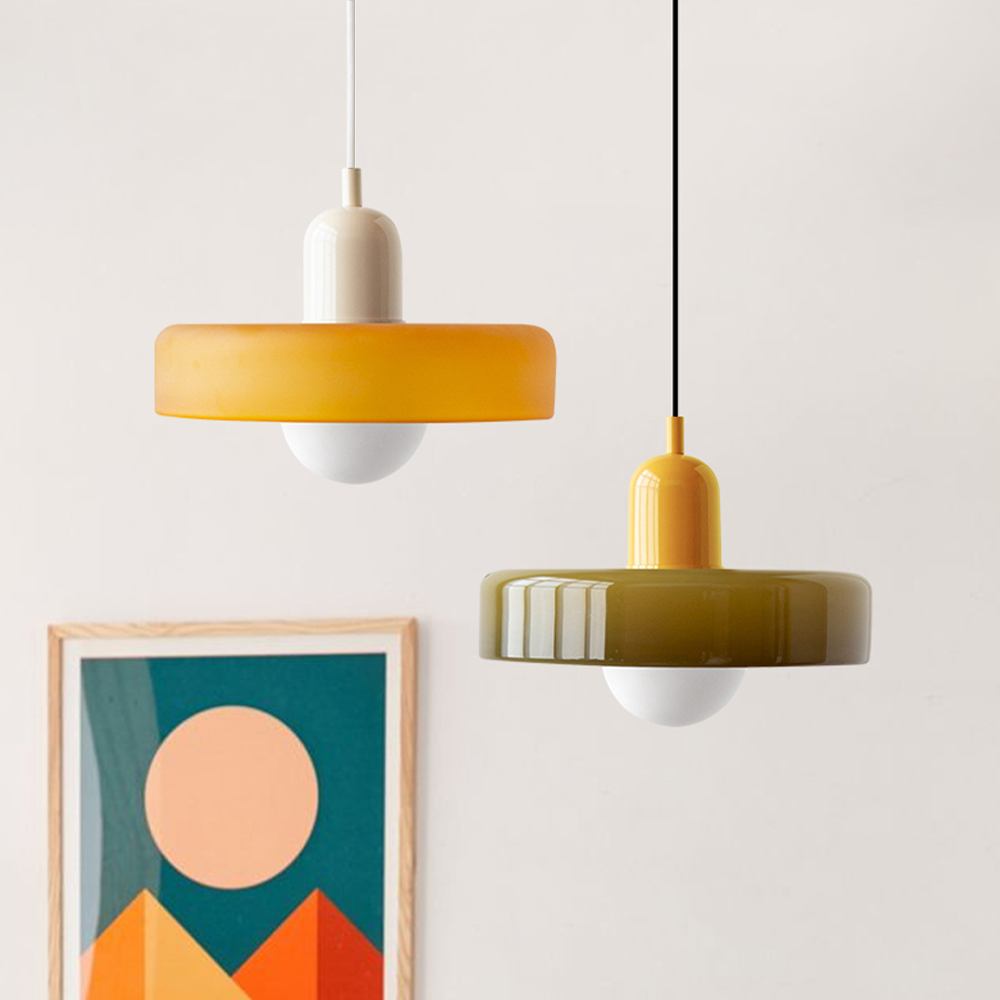 Adjustable Glass Pendant Light – Perfect for Dining and Living Room Illumination
