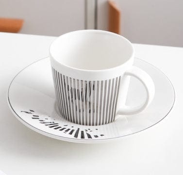 Stylish Coffee Mug with Mirror Effect | Creative Ceramic Mug with Reflection | Perfect for Home & Office