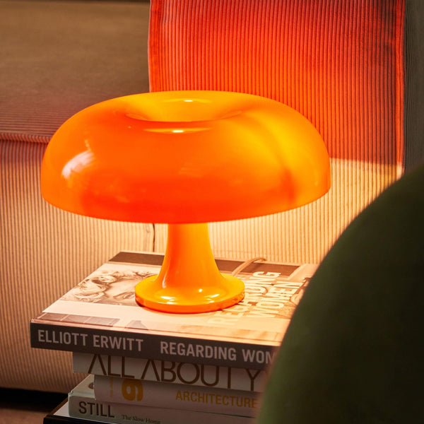 Retro LED Dimmable Mushroom Table Lamp – Warm White Nightstand Light