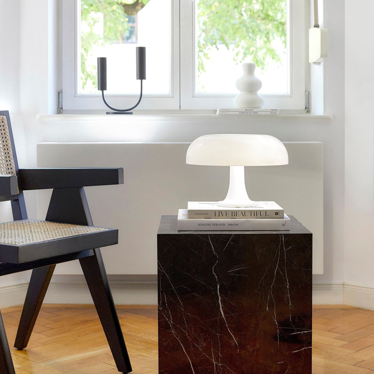 Retro LED Dimmable Mushroom Table Lamp – Warm White Nightstand Light